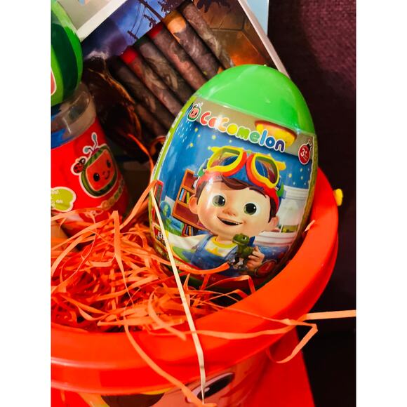 Cocomelon Easter, bundle Sand Pail with jumbo coloring book 7 piece pack and go - Picture 5 of 10